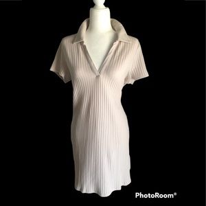 New! Divided Jersey collared dress